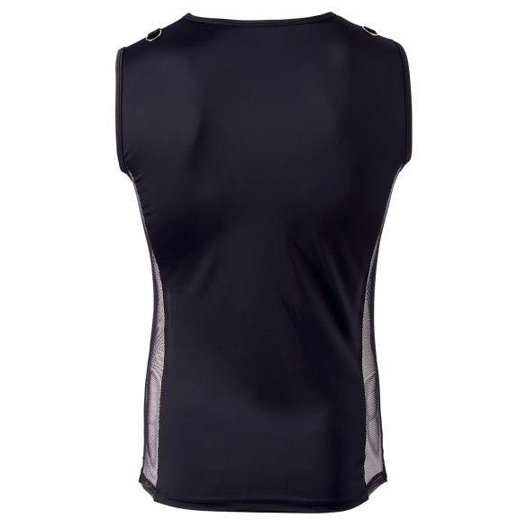 Svenjoyment - vyriški marškiniai su raišteliais - juodi - XL