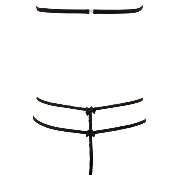 Cottelli - Atviras nėrinių rinkinys (juodas)