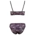 Cottelli - nėriniuota liemenėlės rinkinys - gėlėtas raštas - violetinė - L