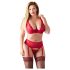 Cottelli Plus Size - Universalus apatinio trikotažo duetas (raudona)