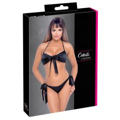 Cottelli - juodos spalvos bikini liemenėlių rinkinys