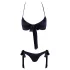 Cottelli - juodos spalvos bikini liemenėlių rinkinys