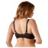Cottelli Plus Size - Juoda krūtų pakelėja
