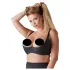 Cottelli Plus Size - pakeliančio tipo liemenėlė su lankeliais - juoda - 95E