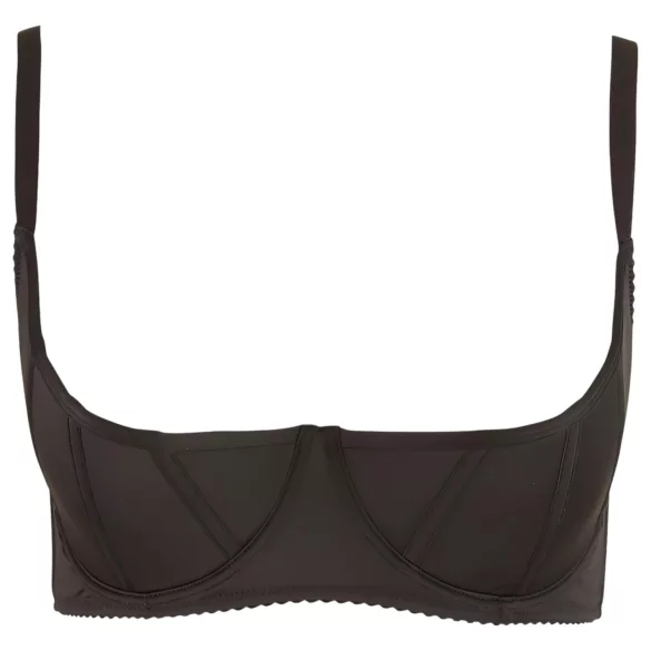 Cottelli Plus Size - pakeliančio tipo liemenėlė su lankeliais - juoda - 95E