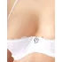 Cottelli - liemenėlės rinkinys su raišteliais, nėriniais - balta - 80B/M