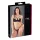 Cottelli - atvira liemenėlė su dirželiais ir žiedais - juoda - tanga - 85C/L