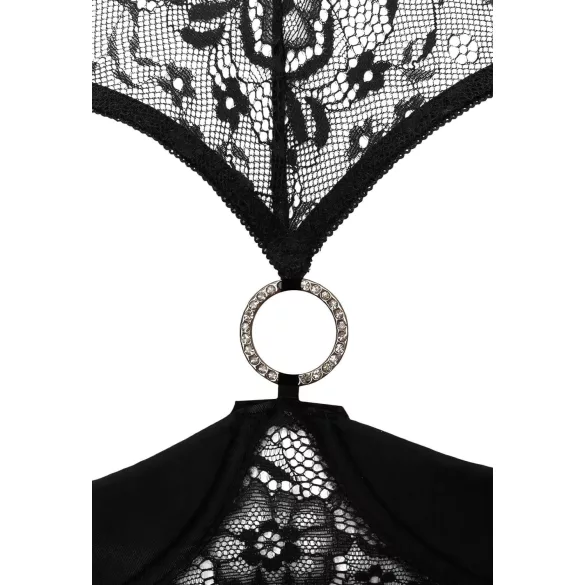 Cottelli - atvira liemenėlės rinkinys - juoda