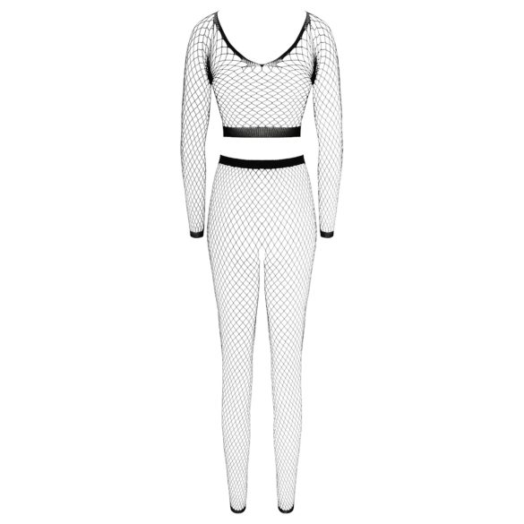 Cottelli - ilgas rankoves tinklinis rinkinys - juodas - S-L