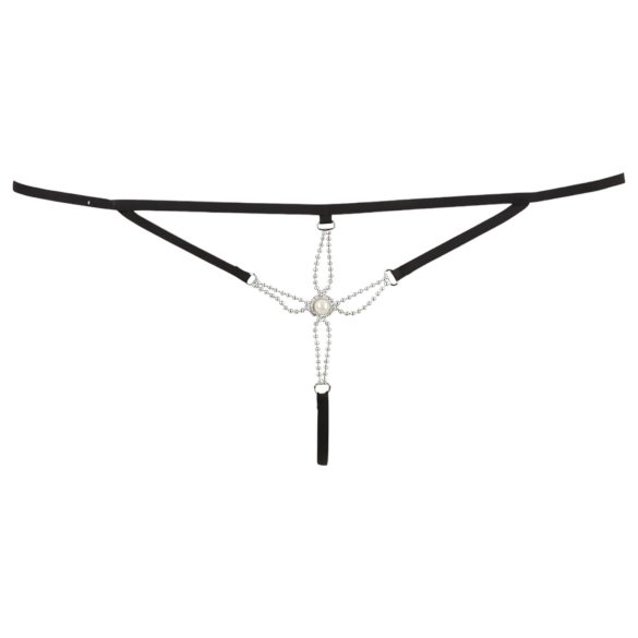 Cottelli - moteriškos atviros kelnaitės su akutėmis - juodos