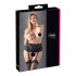 Cottelli Plus Size - Nėriniuota juosmens petneša (juoda) - XL