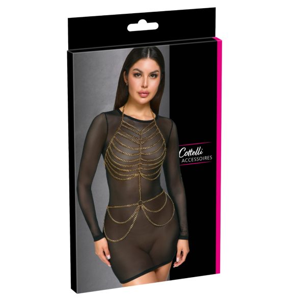 Cottelli - kūno grandinėlė - auksinės spalvos
