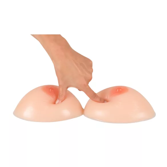 Cottelli - silikoniniai push-up įdėklai su speneliais - 2x600g