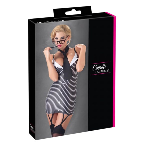 Cottelli - Dryžuota sekretorės apranga - XL