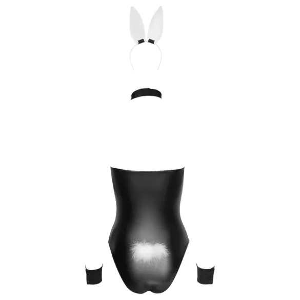 Cottelli Bunny - blizgus sekso kiškutės kostiumas 5 dalių