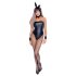 Cottelli Bunny - blizgantis, seksualus triušės kostiumas (5 dalys) - M