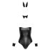 Cottelli Bunny - blizgantis, seksualus triušės kostiumas (5 dalys) - XL