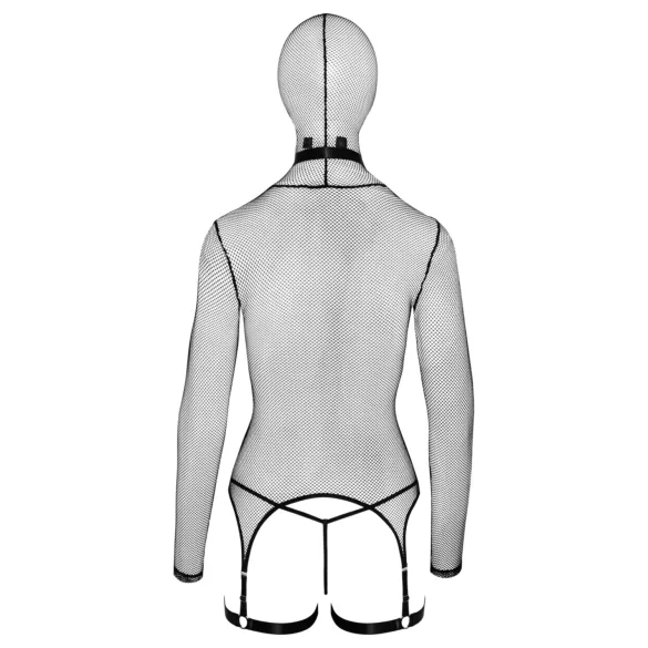 Bad Kitty - BDSM tinklelis rinkinys su botagu - juodas