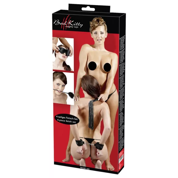 Bad Kitty - fetišo rinkinys - juodas