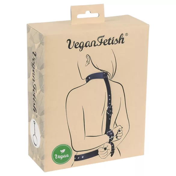 Vegan Fetish - rankų surišimo rinkinys - juodas