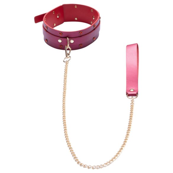 Bad Kitty - bondage rinkinys - 7 dalių - raudonas