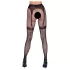 Cottelli Legwear - atviros kojinaitės su nėriniais - juodos (S-L)