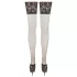 Cottelli Plus Size - nėrininės kojinės, 15cm ilgio (juodos) - 8