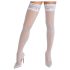 Cottelli - Nėriniuotos, gėlėtos kojinės (baltos) - 3/M-L