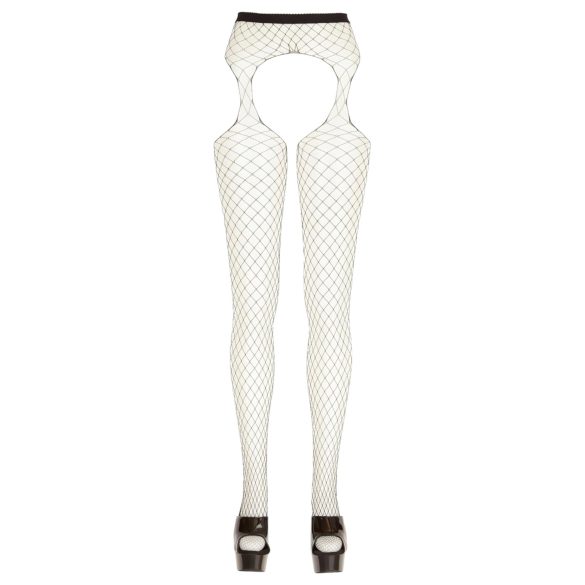 Cottelli - atviros didelės akutės tinklinės pėdkelnės - juodos (S-L)