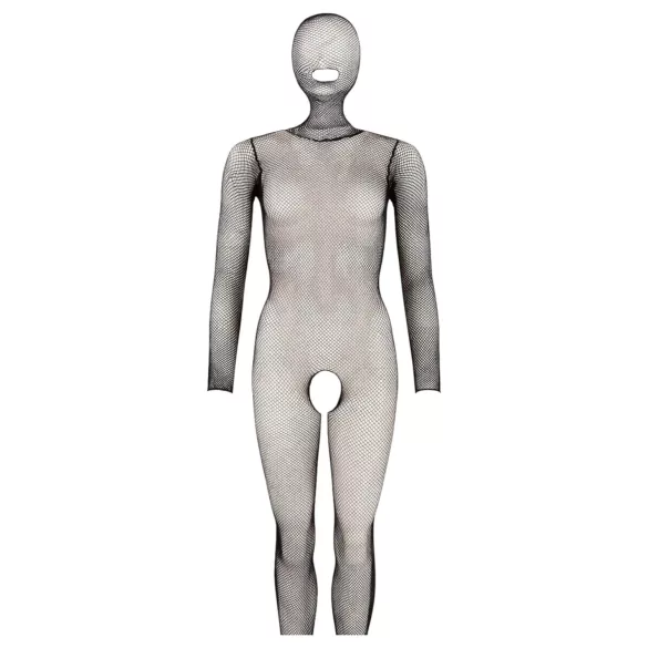 Mandy Mystery - viso kūno tinklinis bodis - juodas - S-L dydis