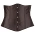 Cottelli Plus Size - satino korsetas - juodas