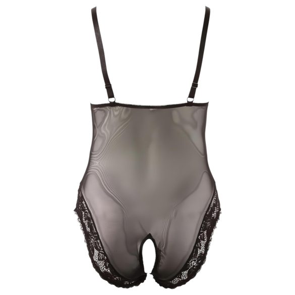 Cottelli - plius dydžio nėriniuotas bodis - juodas