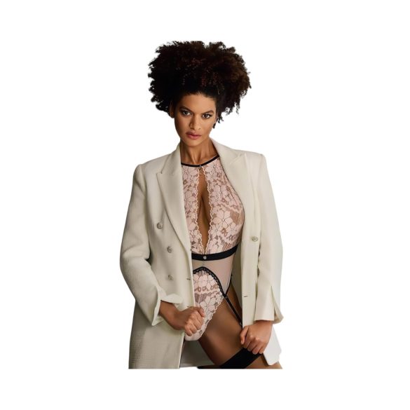 Obsessive Lilines - bodis su prisegamomis kojinėmis - rožinis