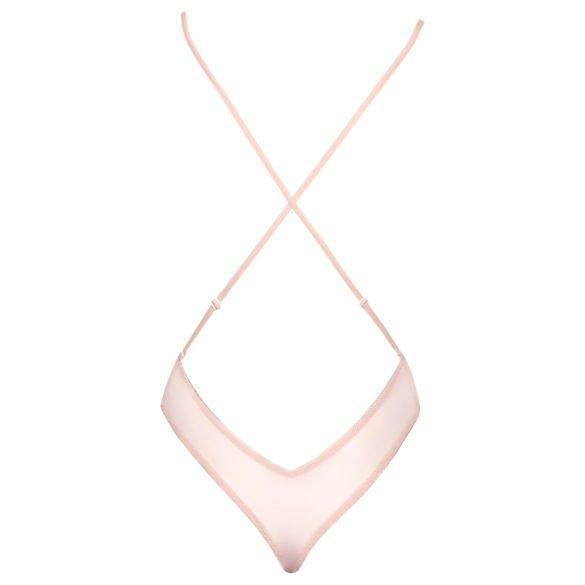 Kissable - moteriškas nėriniuotas bodis - rožinis - L/XL