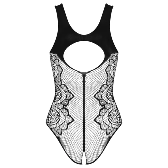 Obsessive - atviras permatomas bodis - juoda - S-L