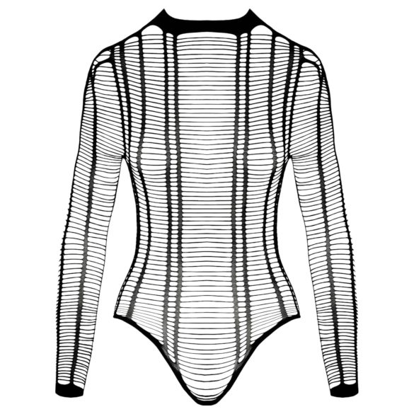 Cottelli - atvira bodis su juostelėmis - juodas - S-L