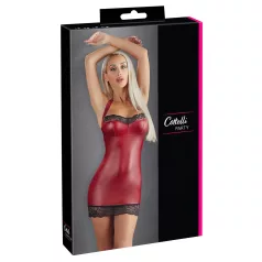 Cottelli - blizgi mini suknelė - raudona