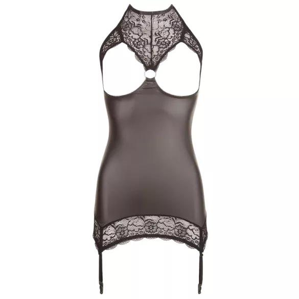 Abierta Fina - mini suknelė - atvira nugaros dalis - juoda - XL