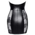 Noir - juoda suvarstoma mini suknelė - L
