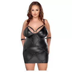 Cottelli Plus Size - suknelė su antrankiais - juoda