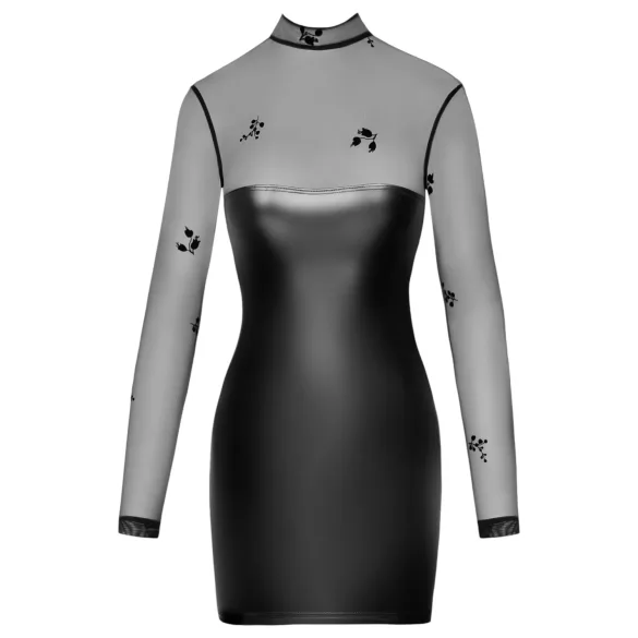 Noir - permatoma blizgi suknelė - juoda - L