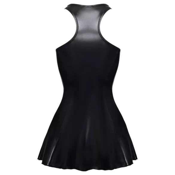 Cottelli - mini suknelė su lako efekto blizgesiu (juoda) - M