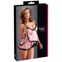   Cottelli - seksualus babydoll naktinukai - raukiniai - juoda - M