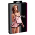 Cottelli - seksualus babydoll naktinukai - raukiniai - juoda - L