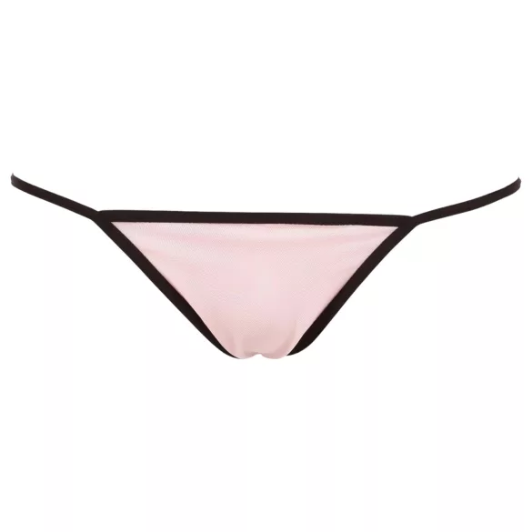 Cottelli - seksualus babydoll naktinukai - raukiniai - juoda - XXL