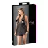 Cottelli Plus Size - naktinukai su nėriniais - juodi - platus modelis - 3XL