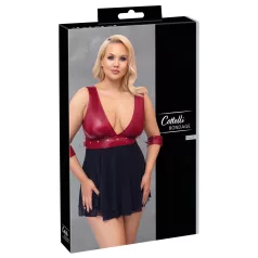 Cottelli Bondage Plius Dydis - babydoll (raudona)