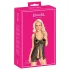 Bučiuojama - atviras babydoll (juodas)