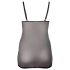 Cottelli Plus: Nėrinių permatoma naktinukė (juoda) - 2XL