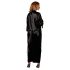 Cottelli - Satino chalatas (juodas) - L/XL